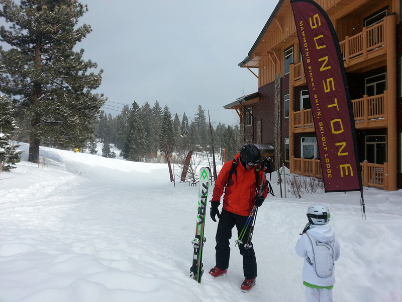 Six Foot Storm Total, Ski-in, Ski-out Mammoth Mountain!