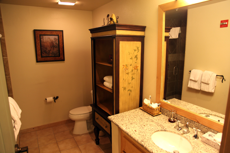 Tile and granite bathrooms